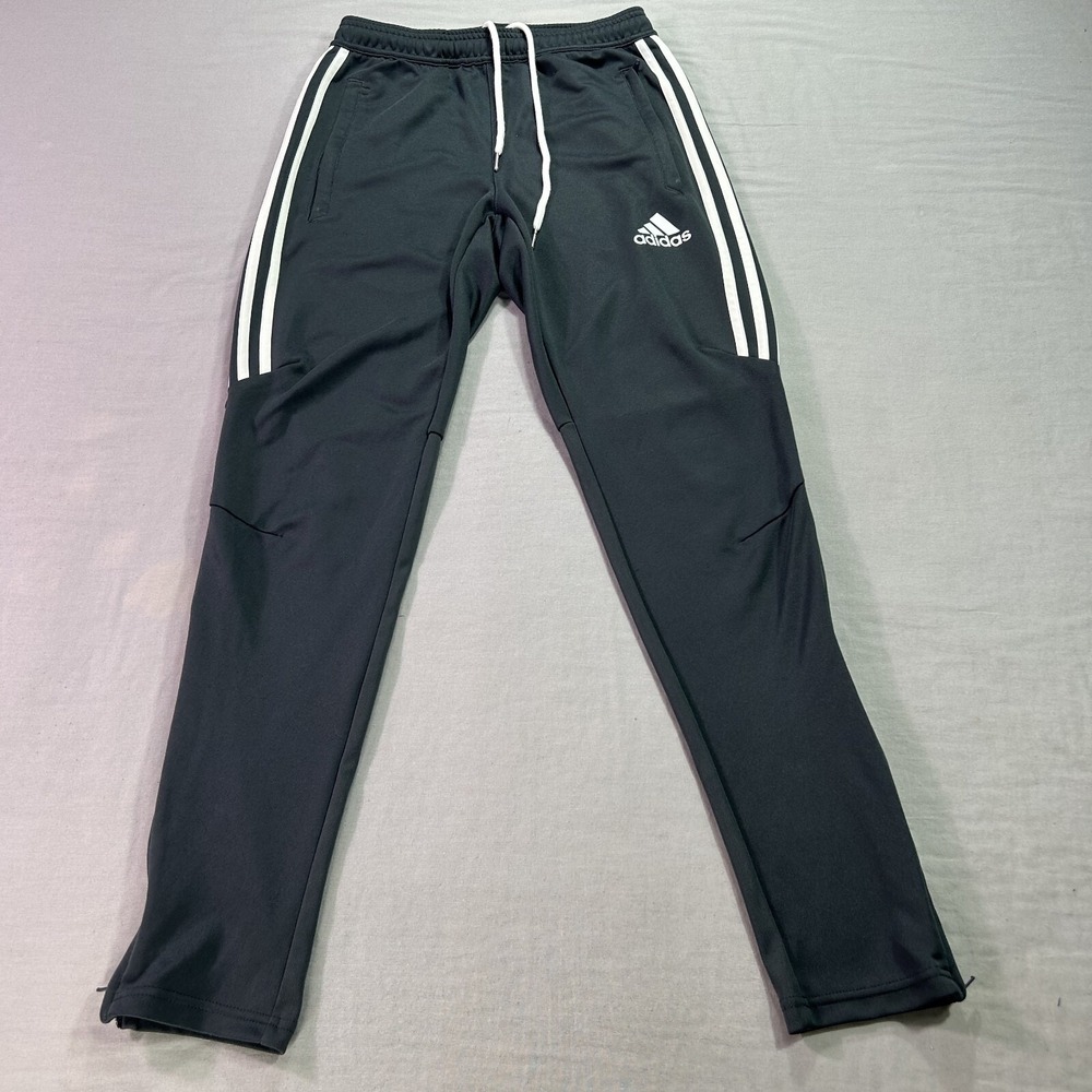 Adidas Tiro 19 Pants Womens Small Gray White Track Training‎ Soccer Jogger
